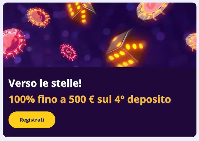 Casino Stellare Online bonuses